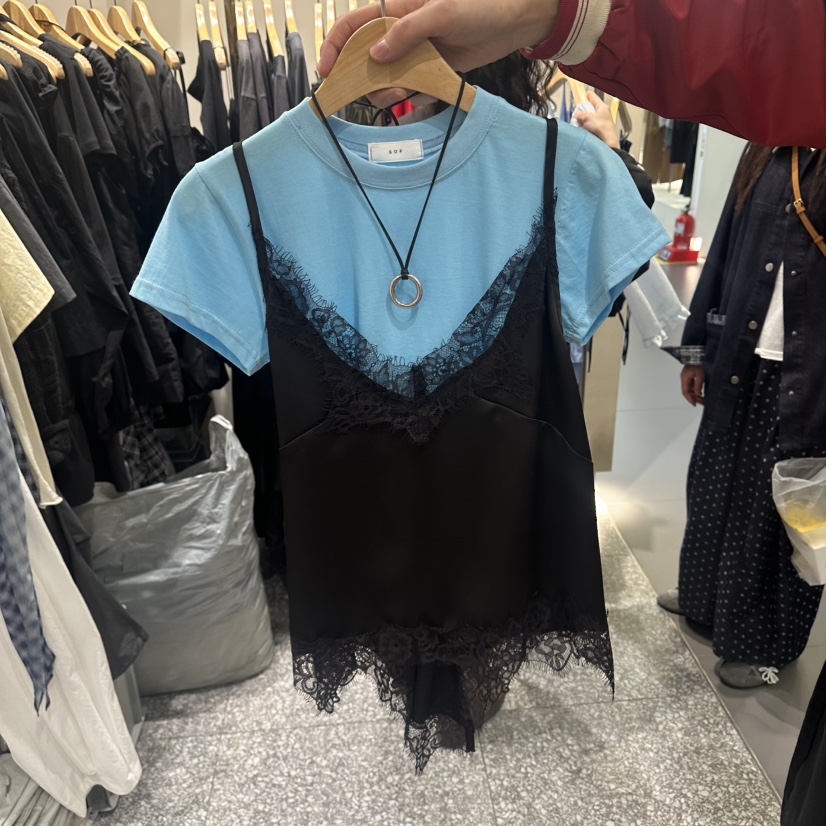 SOF韓國代購女裝新品人氣推薦熱賣休閑職業26夏季套裝不含項鏈SOF套裝圖色2