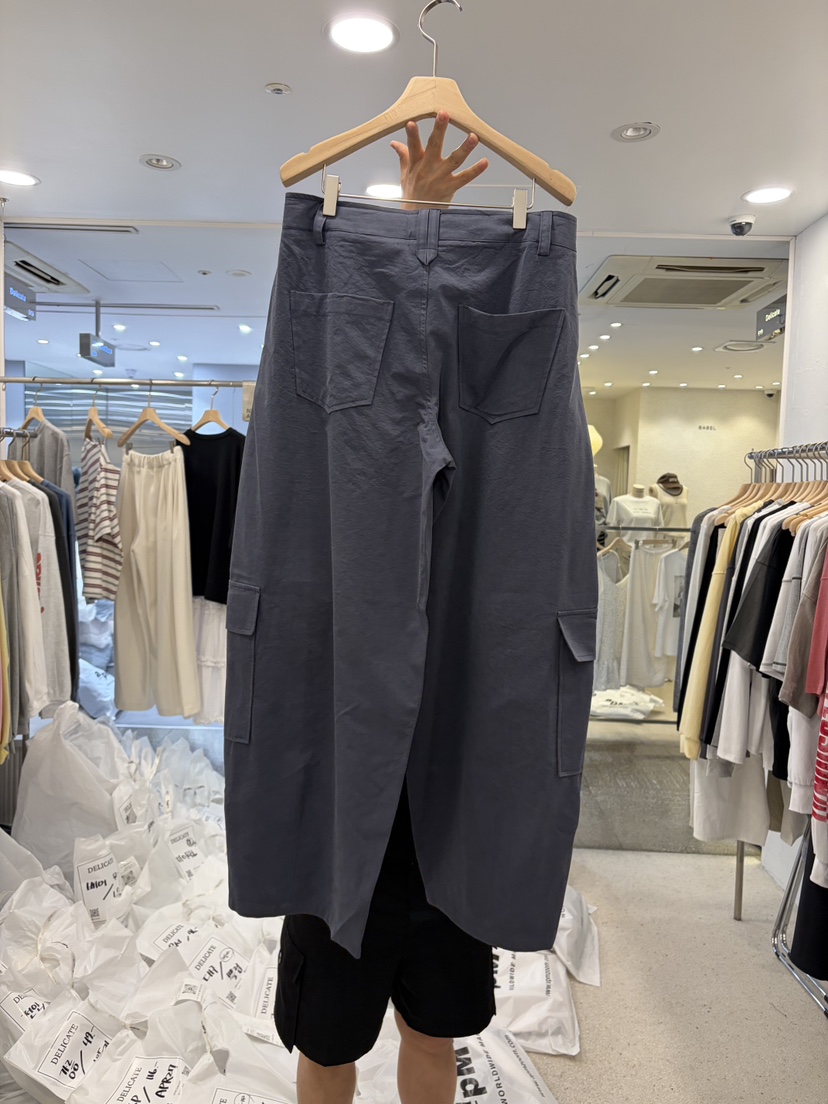 DELICATE東大門實拍韓國女士新款26春夏職業推薦休閑休閑褲DELICATE休閑褲