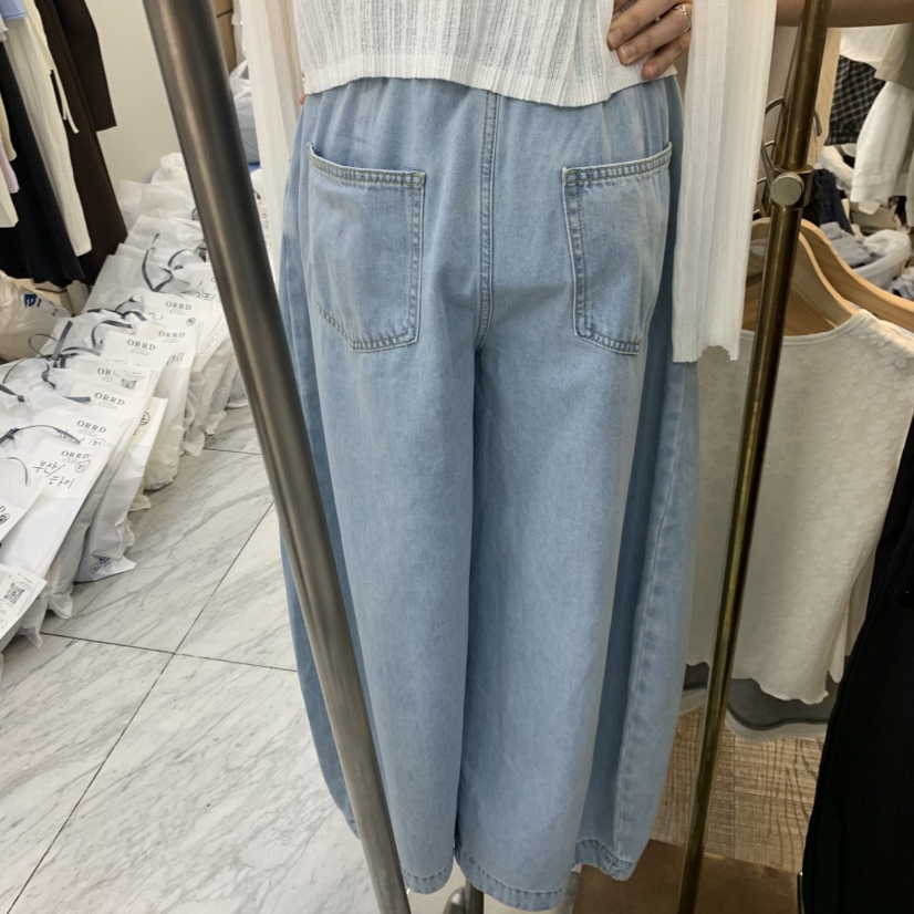 BEEN-A韓國直郵實拍女裝新品休閑職業時尚26夏季推薦牛仔褲BEEN-A牛仔褲