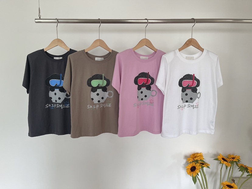 MINIQUEENS韓國直郵實拍女裝新品26夏季休閑職業時尚人氣T恤MINIQUEENST恤