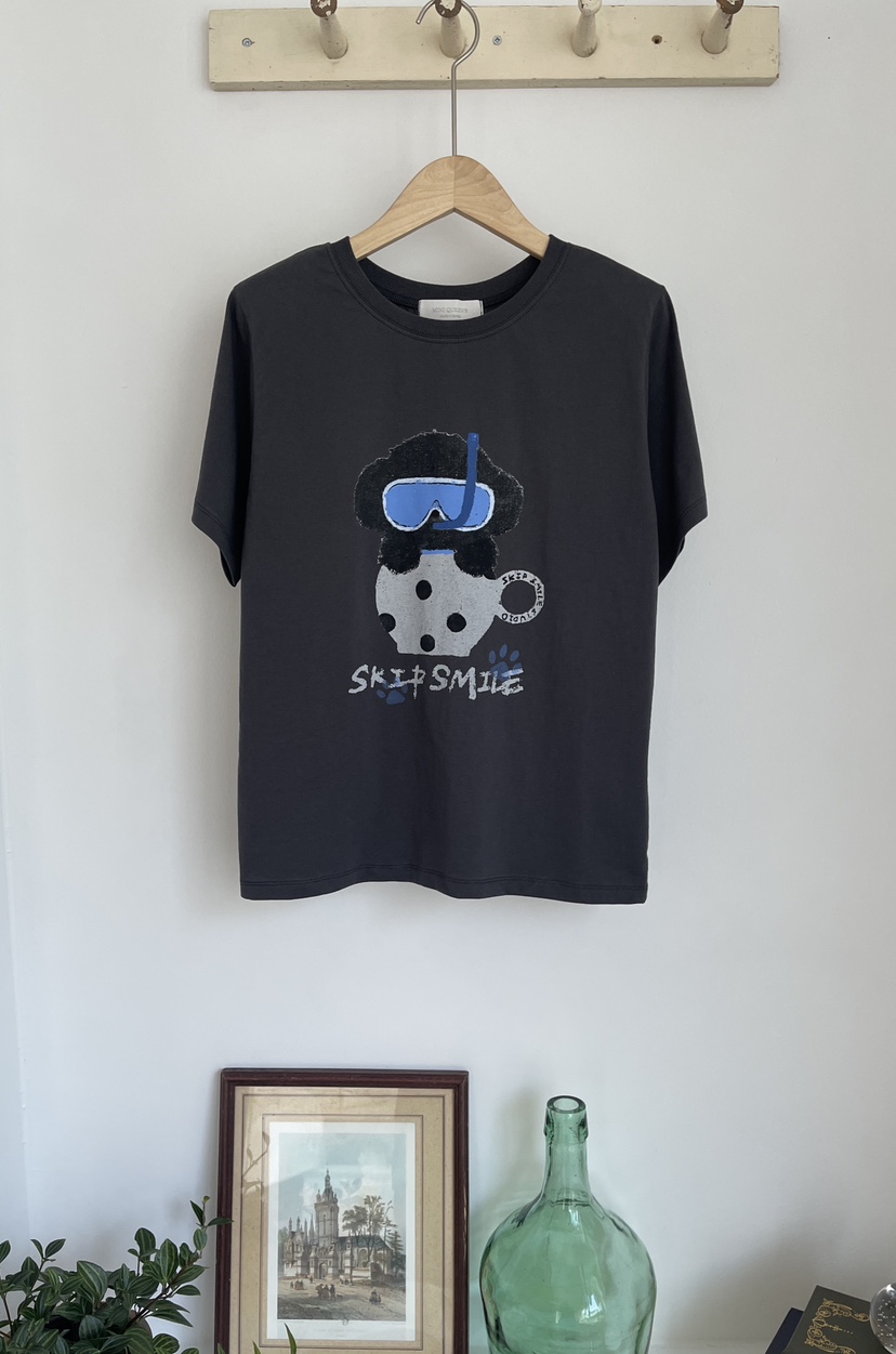 MINIQUEENS韓國直郵實拍女裝新品26夏季休閑職業時尚人氣T恤MINIQUEENST恤圖色4