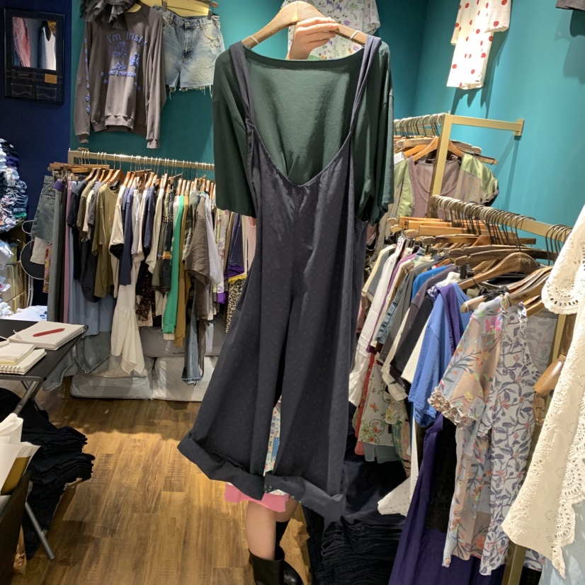 MERCI LINDA韓國直郵女裝新品休閑26春夏背帶褲不含內搭MERCI LINDA背帶褲