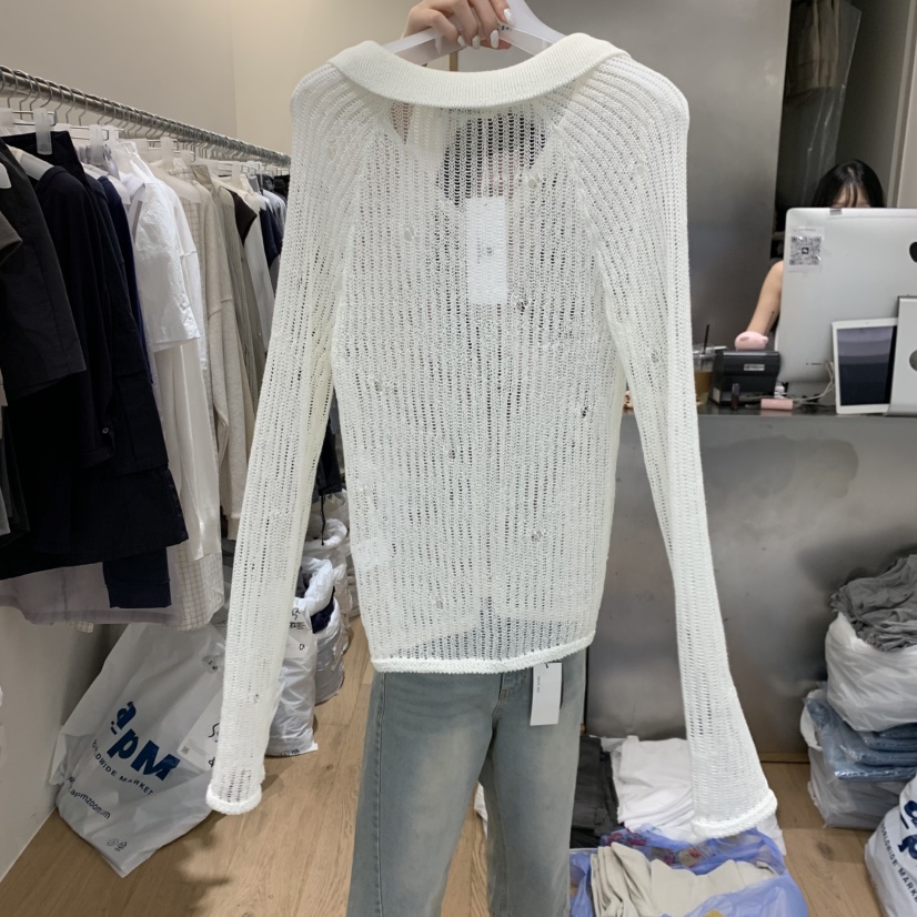 MEET ME韓國直郵女士新品26春夏職業時尚熱賣推薦針織衫MEET ME針織衫