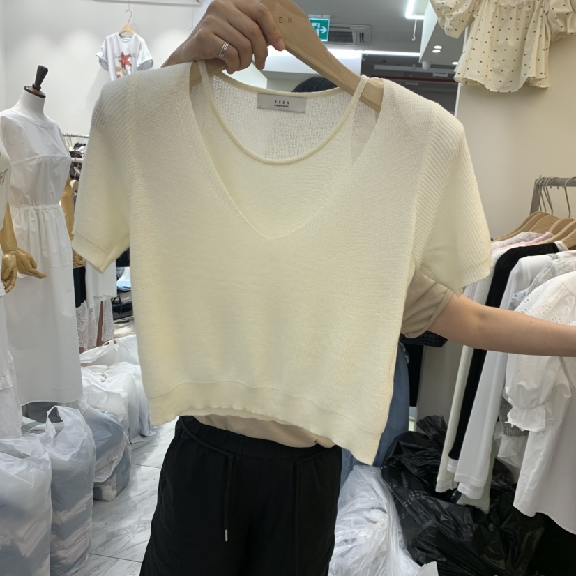 BEEN-A韓國直郵女士新品職業時尚人氣休閑26夏季26春夏T恤BEEN-AT恤圖色1