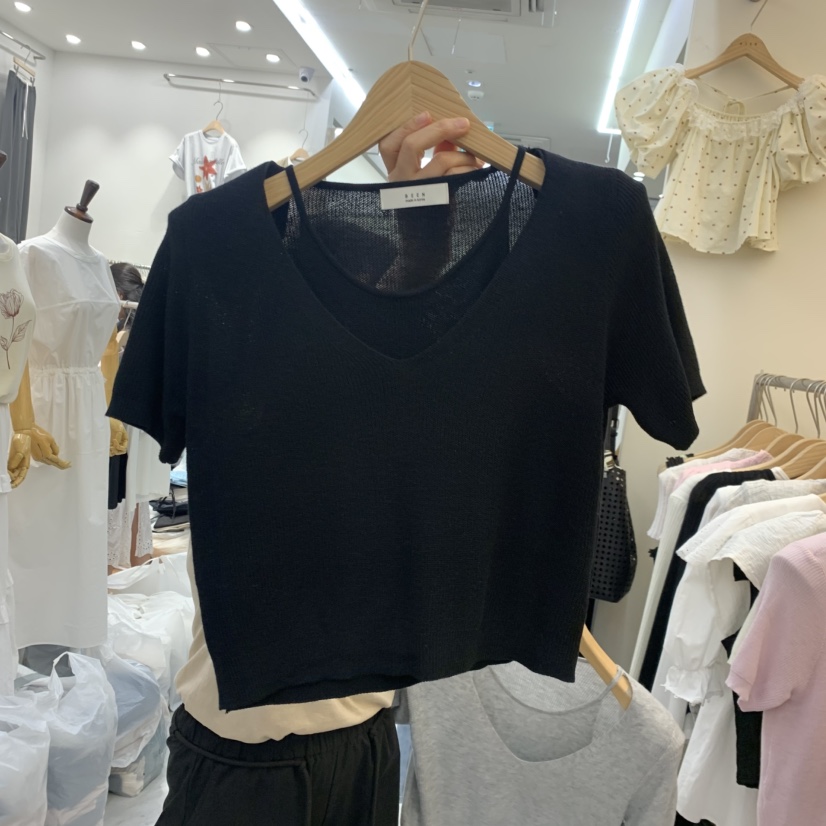 BEEN-A韓國直郵女士新品職業時尚人氣休閑26夏季26春夏T恤BEEN-AT恤圖色4
