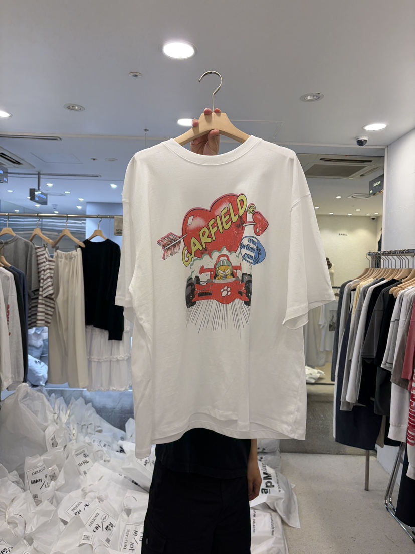 DELICATE韓國代購女士新款推薦26春夏人氣26夏季熱賣時尚T恤DELICATET恤圖色1