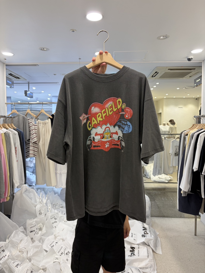 DELICATE韓國代購女士新款推薦26春夏人氣26夏季熱賣時尚T恤DELICATET恤圖色2