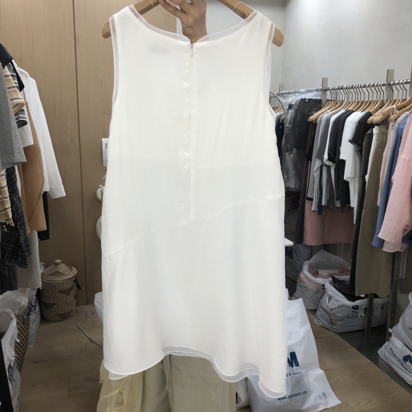 VILLABUTTON韓國代購女裝新品時尚熱賣推薦26夏季職業連衣裙VILLABUTTON連衣裙