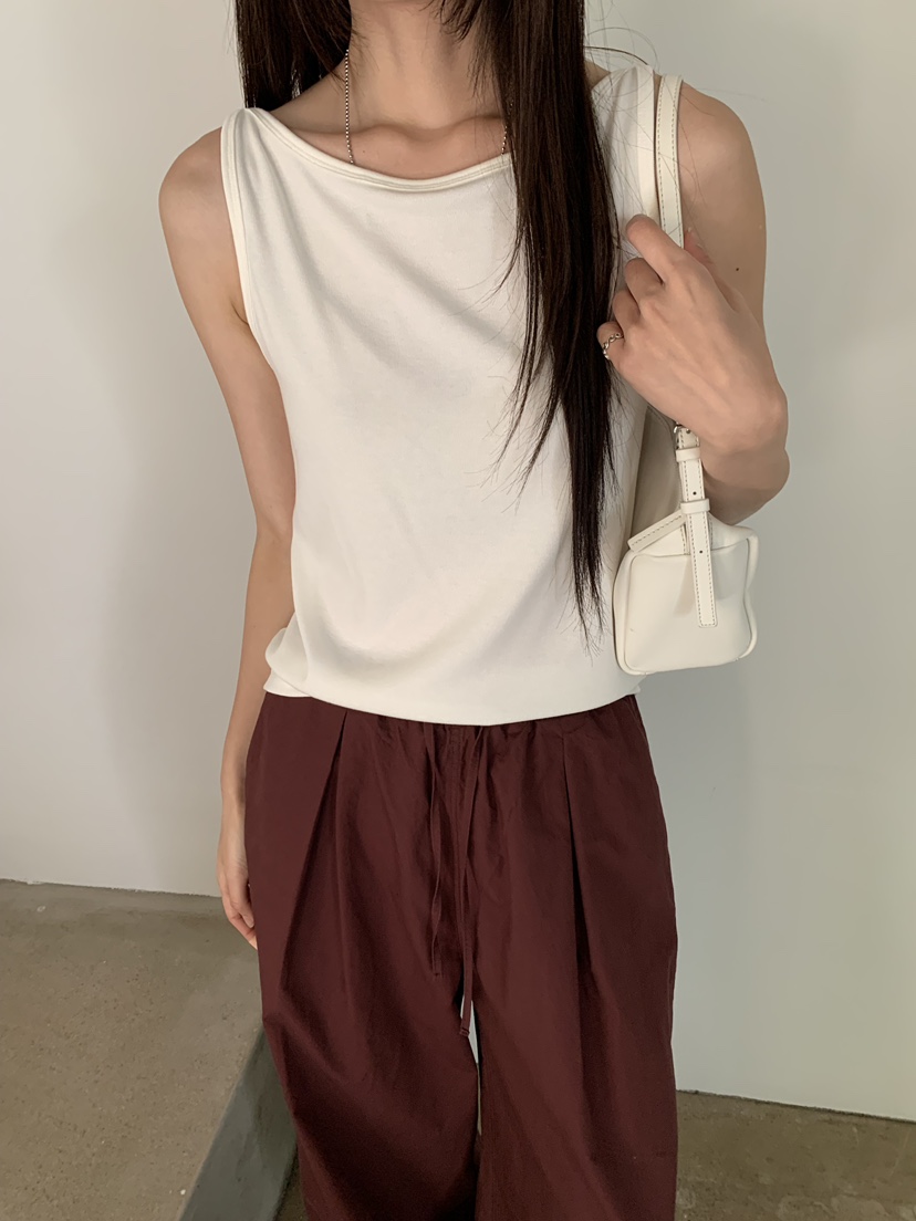 B_GARDER韓國代購女士新款26春夏休閑時尚吊帶背心不含項鏈B.GARDER吊帶/背心圖色3