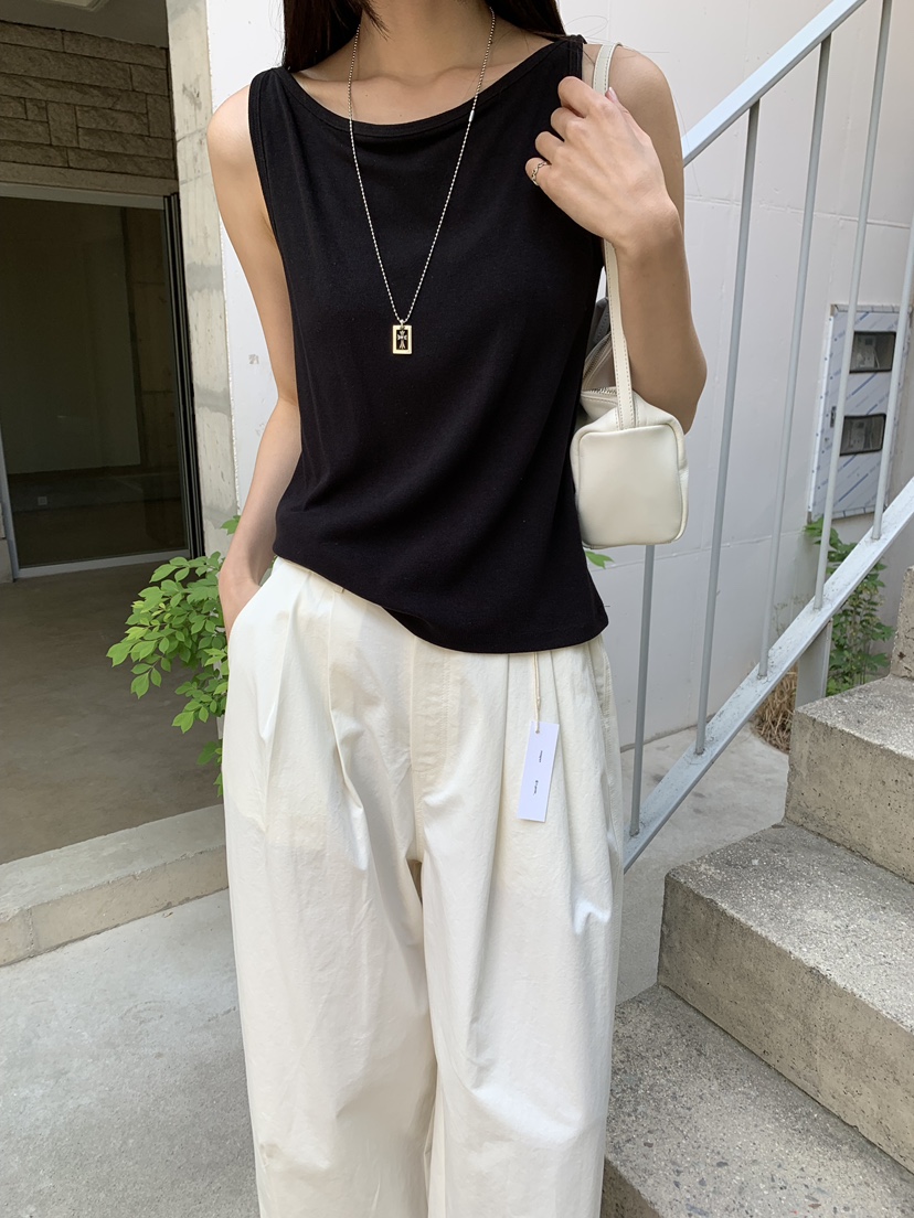 B_GARDER韓國代購女士新款26春夏休閑時尚吊帶背心不含項鏈B.GARDER吊帶/背心圖色4