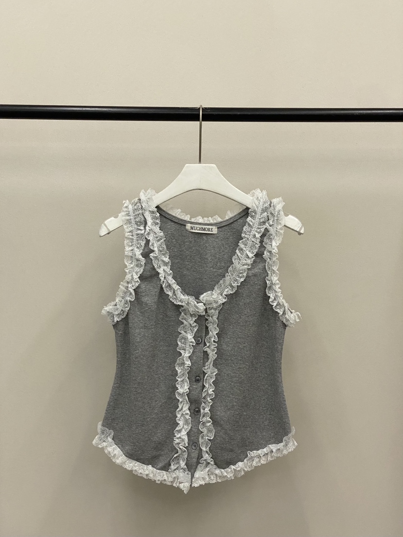MUCH MORE/JACKPOT韓國直郵女士新品26夏季26春夏吊帶背心MUCH MORE/JACKPOT吊帶/背心圖色2