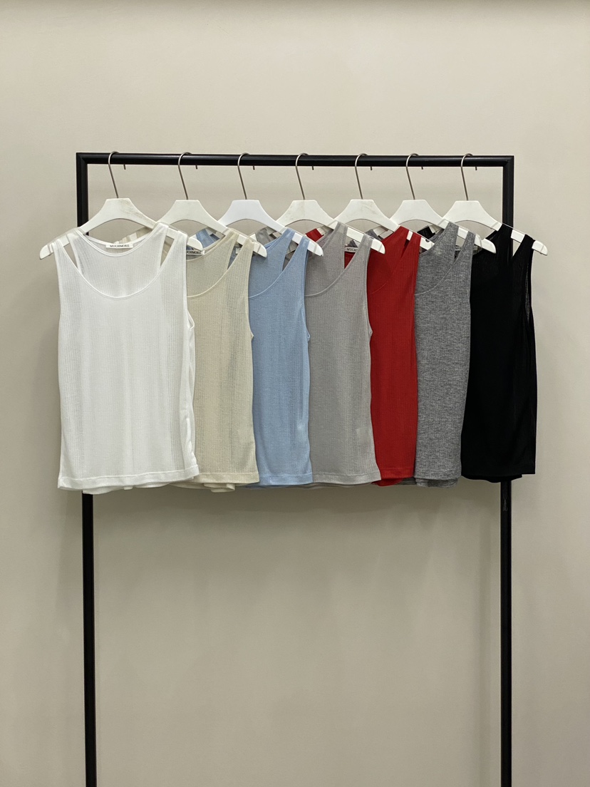 MUCH MORE/JACKPOT東大門實拍韓國女裝新品26春夏吊帶背心MUCH MORE/JACKPOT吊帶/背心