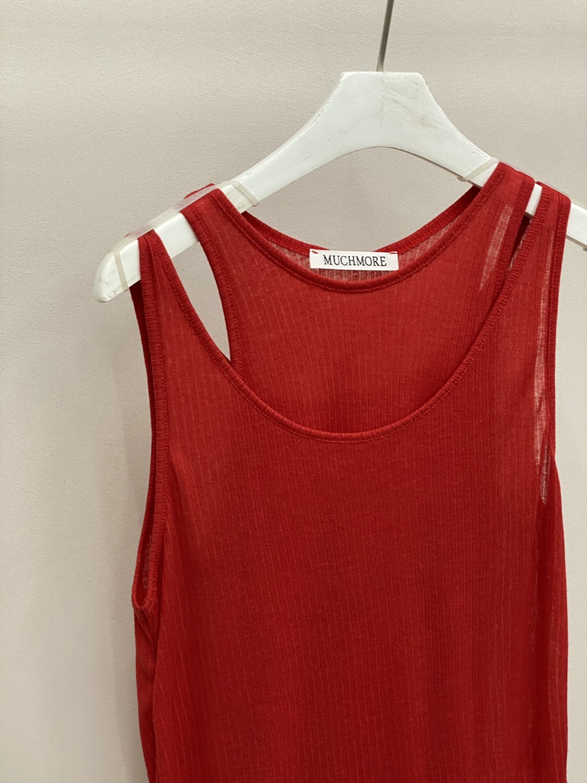MUCH MORE/JACKPOT東大門實拍韓國女裝新品26春夏吊帶背心MUCH MORE/JACKPOT吊帶/背心