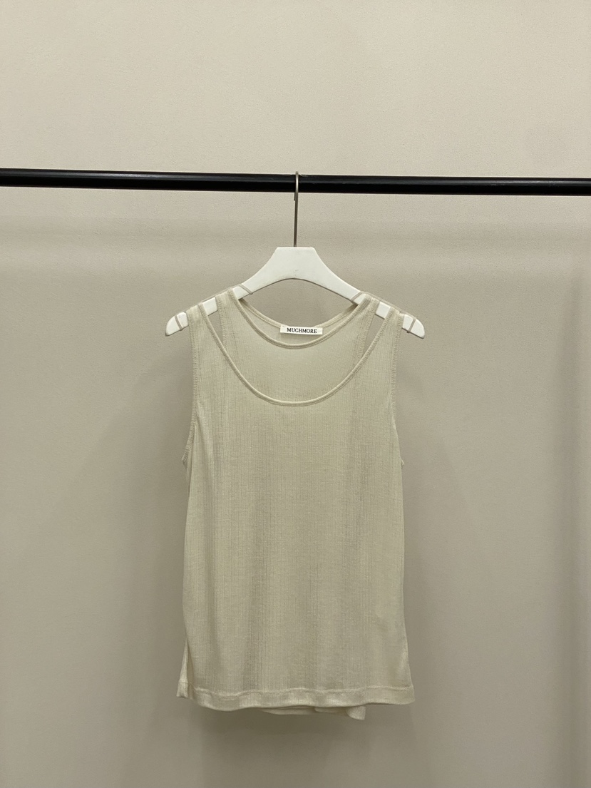 MUCH MORE/JACKPOT東大門實拍韓國女裝新品26春夏吊帶背心MUCH MORE/JACKPOT吊帶/背心圖色2