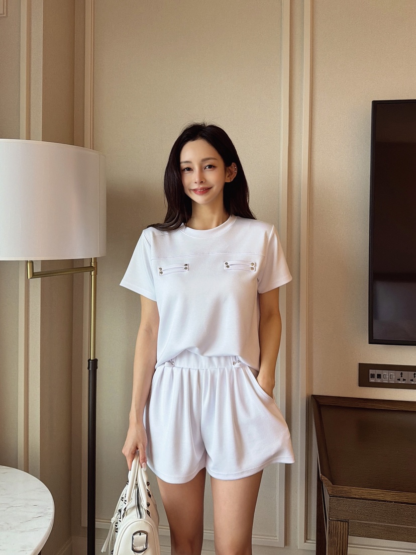 CLOTH韓國直郵女裝新品休閑熱賣職業推薦26春夏時尚人氣套裝CLOTH套裝圖色1奶油