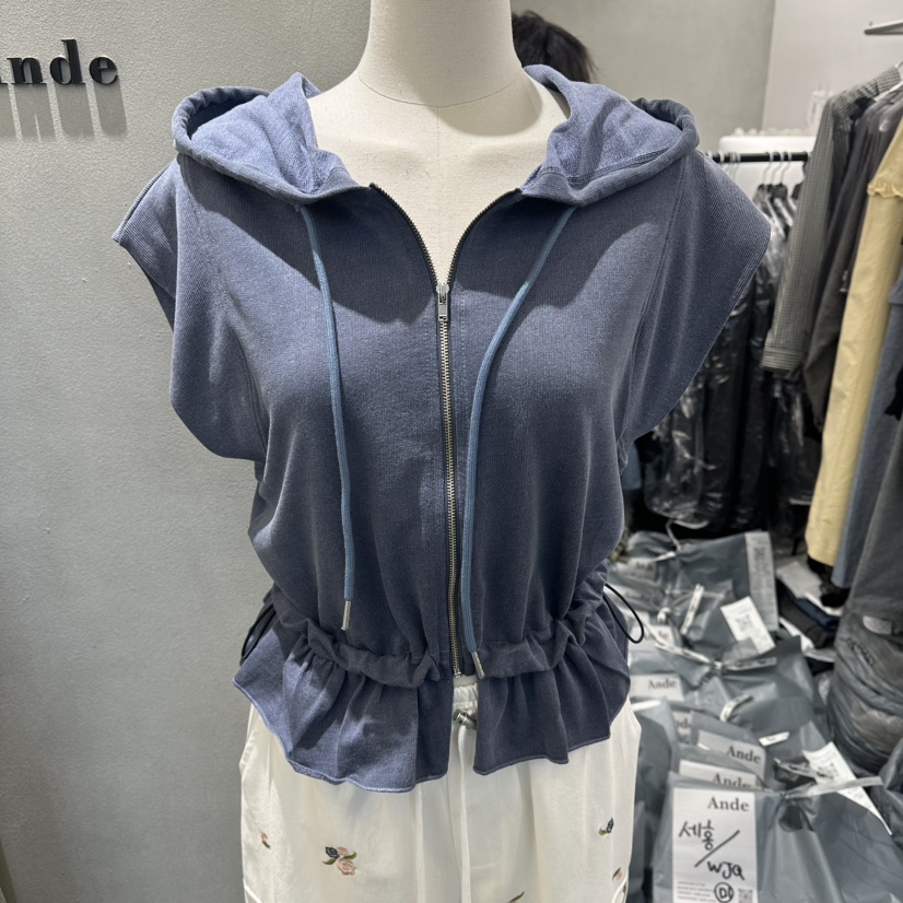 ANDE韓國代購女士新品休閑人氣推薦熱賣26夏季時尚26春夏馬甲Ande馬甲圖色1