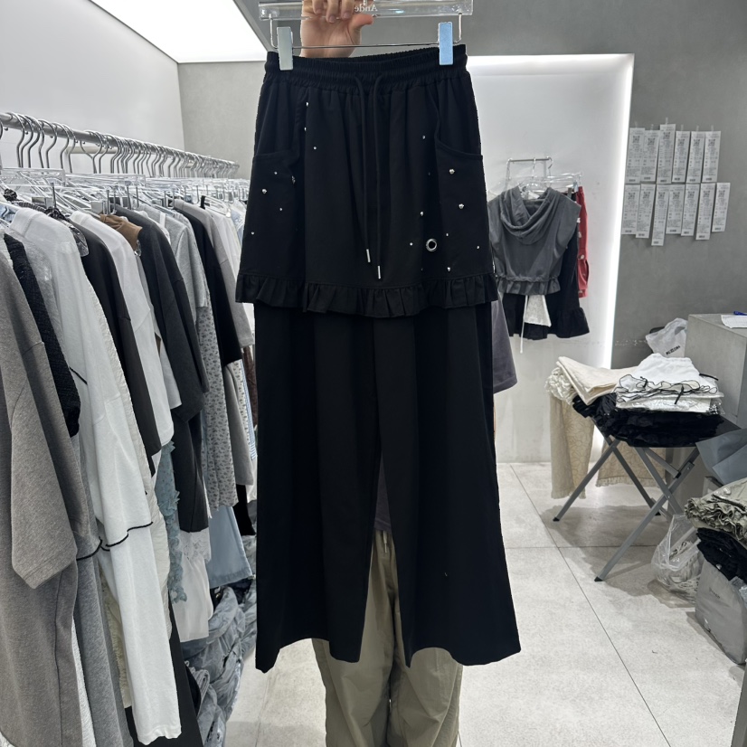 ANDE韓國東大門直郵女裝新款時尚熱賣職業26夏季推薦裙褲Ande裙褲圖色2黑色