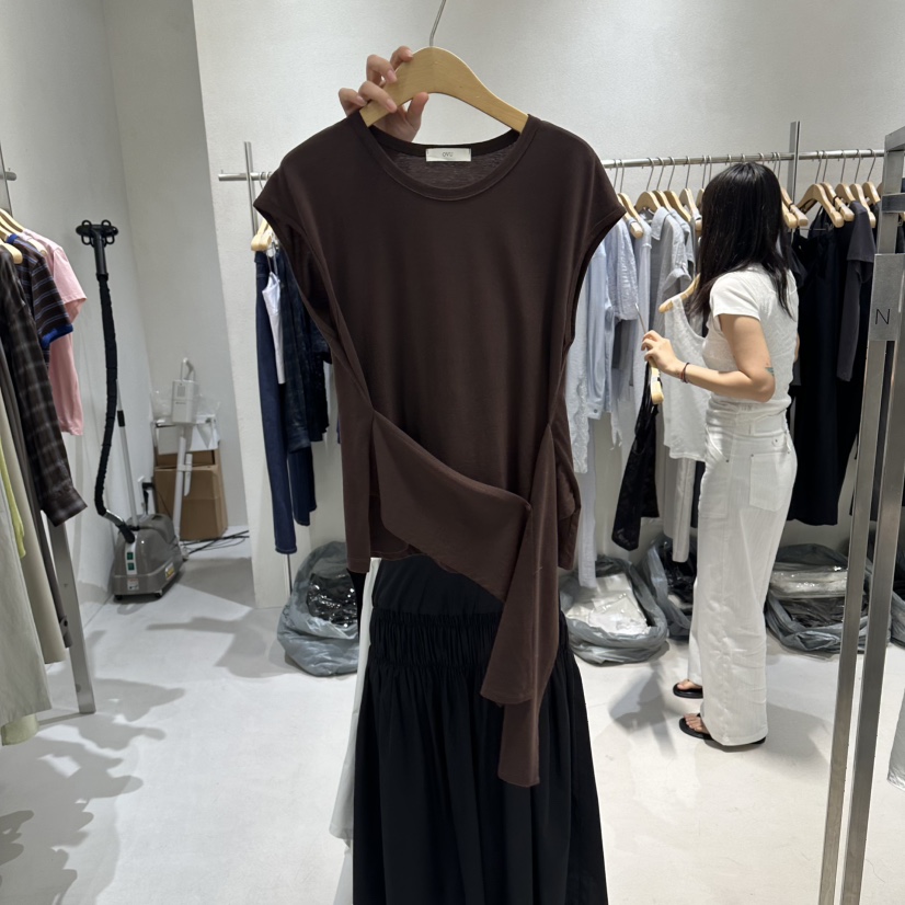 OVU韓國代購女士新品推薦休閑熱賣時尚26夏季人氣吊帶背心OVU吊帶/背心圖色3棕色