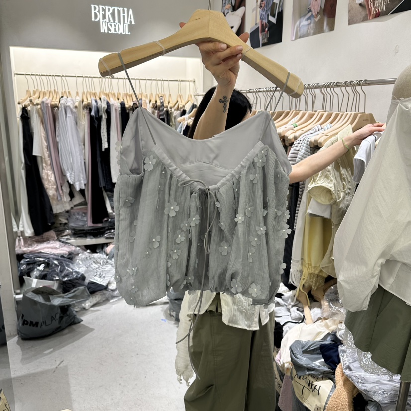 BERTHA韓國東大門直郵女士新款推薦熱賣吊帶背心不含內搭BERTHA吊帶/背心
