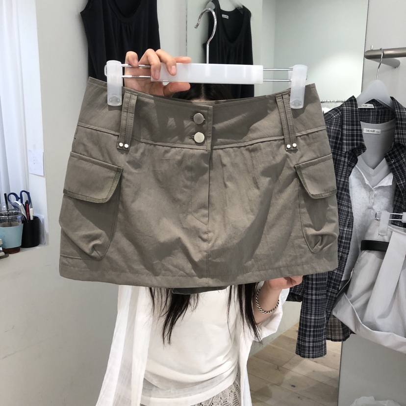 AUBE韓國直郵女裝新款時尚人氣26春夏推薦26夏季職業短裙AUBE短裙圖色2