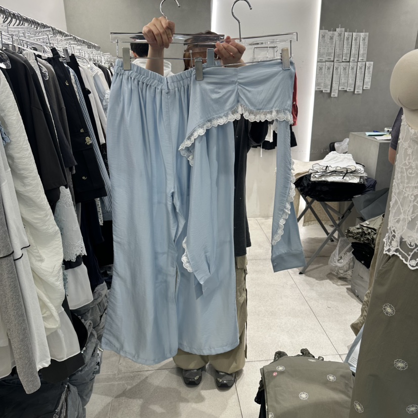 ANDE韓國直郵女士新款人氣時尚休閑26春夏26夏季熱賣休閑褲Ande休閑褲