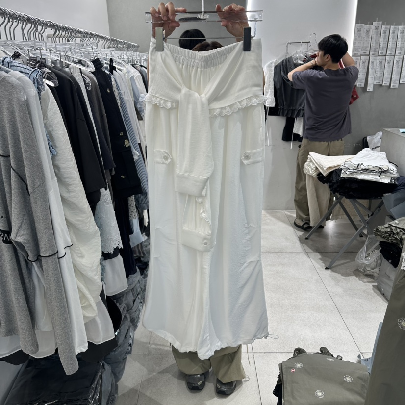 ANDE韓國直郵女士新款人氣時尚休閑26春夏26夏季熱賣休閑褲Ande休閑褲圖色1