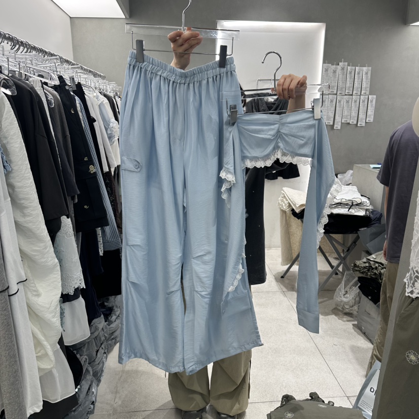 ANDE韓國直郵女士新款人氣時尚休閑26春夏26夏季熱賣休閑褲Ande休閑褲圖色3