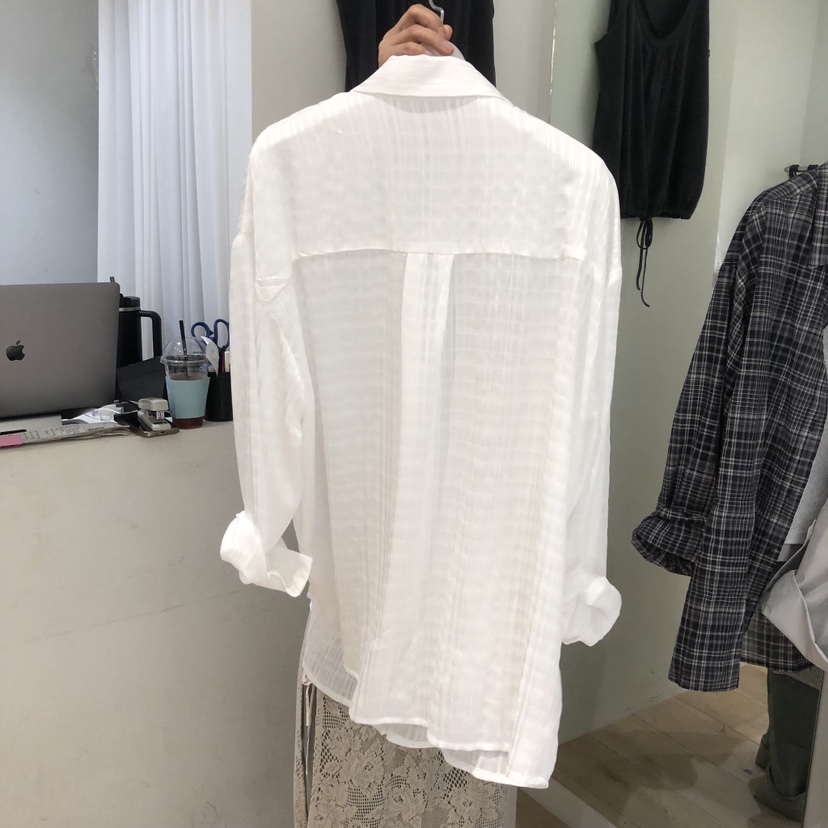 AUBE韓國直郵女裝新品26夏季26春夏熱賣推薦時尚襯衫蕾絲衫AUBE襯衫/蕾絲衫