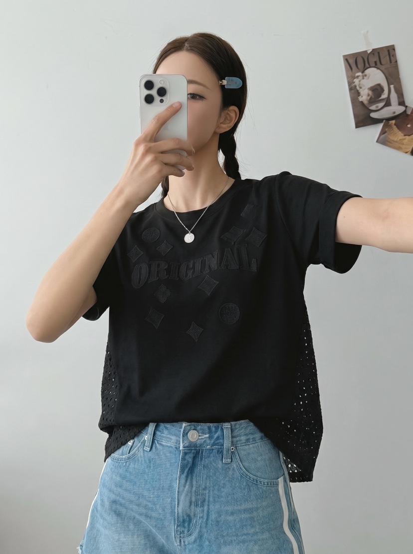 IAAN韓國直郵女裝新品26夏季人氣職業時尚26春夏休閑推薦T恤iaAnT恤