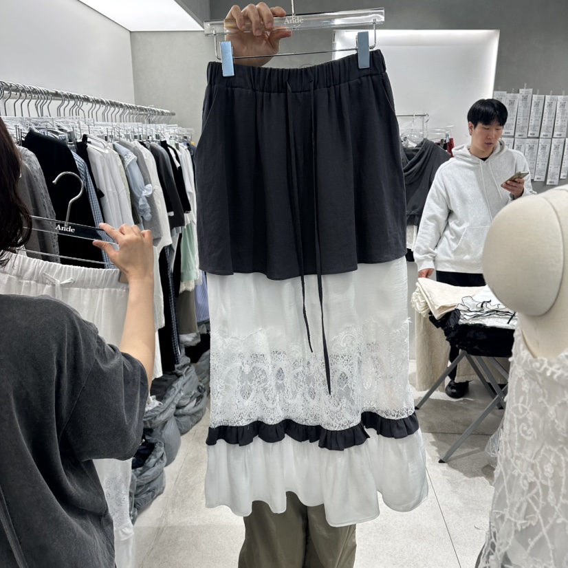 ANDE東大門實拍韓國女士新款26夏季26春夏休閑時尚熱賣長裙Ande長裙圖色2