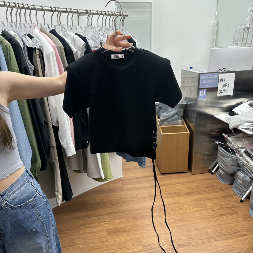 GABIZON韓國直郵女士新品時尚26春夏休閑職業人氣26夏季T恤GABIZONT恤圖色3