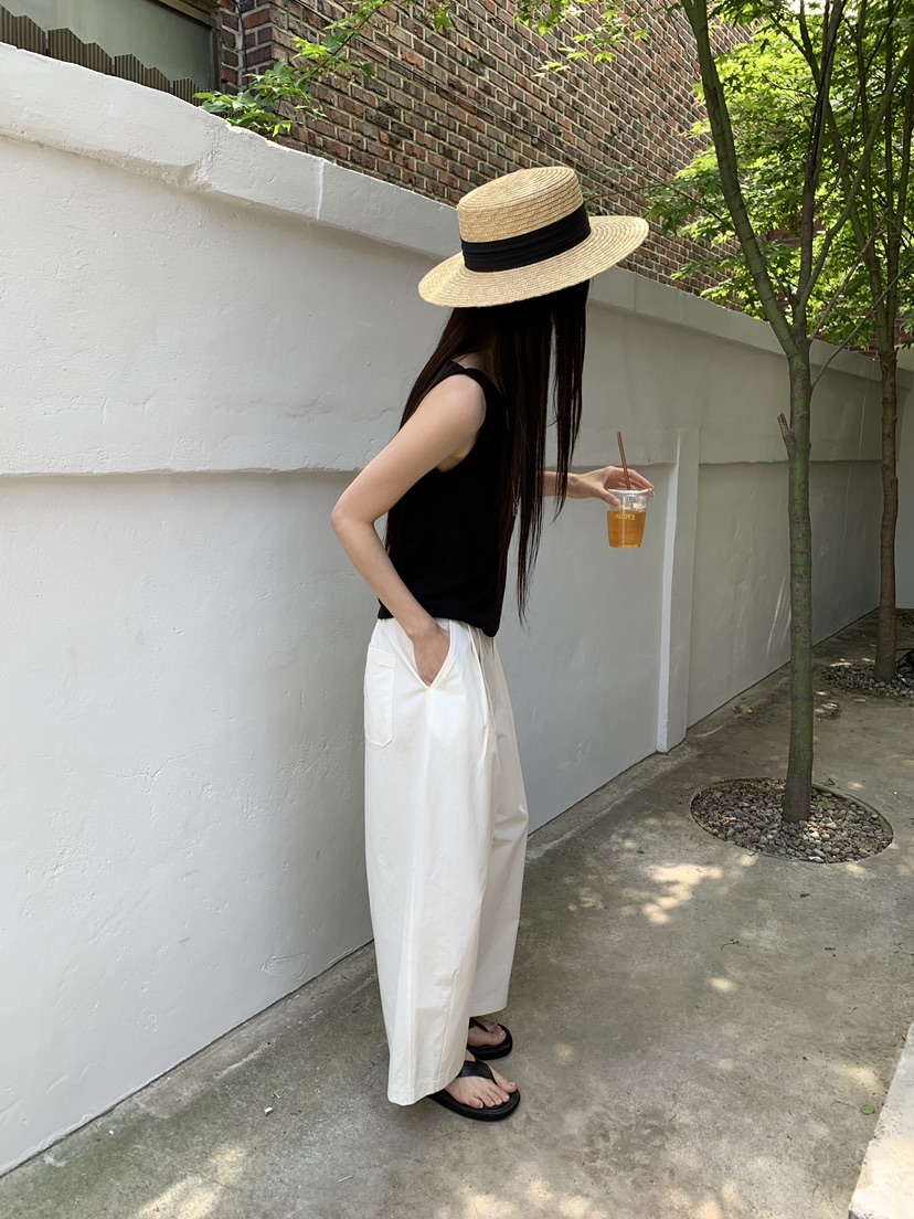 B_GARDER韓國直郵女裝新款職業時尚26夏季休閑褲不含腰帶棉B.GARDER休閑褲