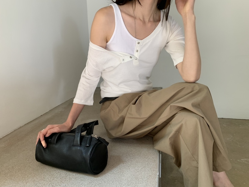 B_GARDER韓國直郵女裝新款職業時尚26夏季休閑褲不含腰帶棉B.GARDER休閑褲