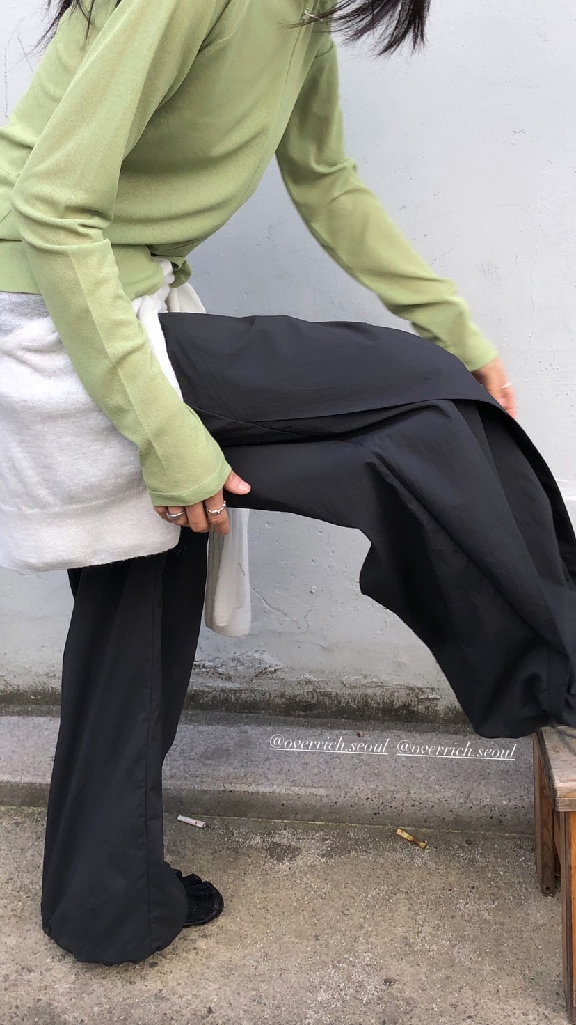 OVER RICH東大門實拍韓國女裝新款26春夏人氣職業休閑褲OVER RICH休閑褲
