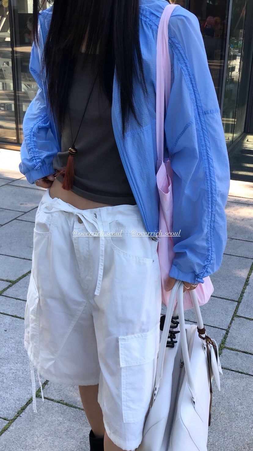 OVER RICH東大門實拍韓國女裝新款時尚26春夏推薦夾克拉鏈OVER RICH夾克