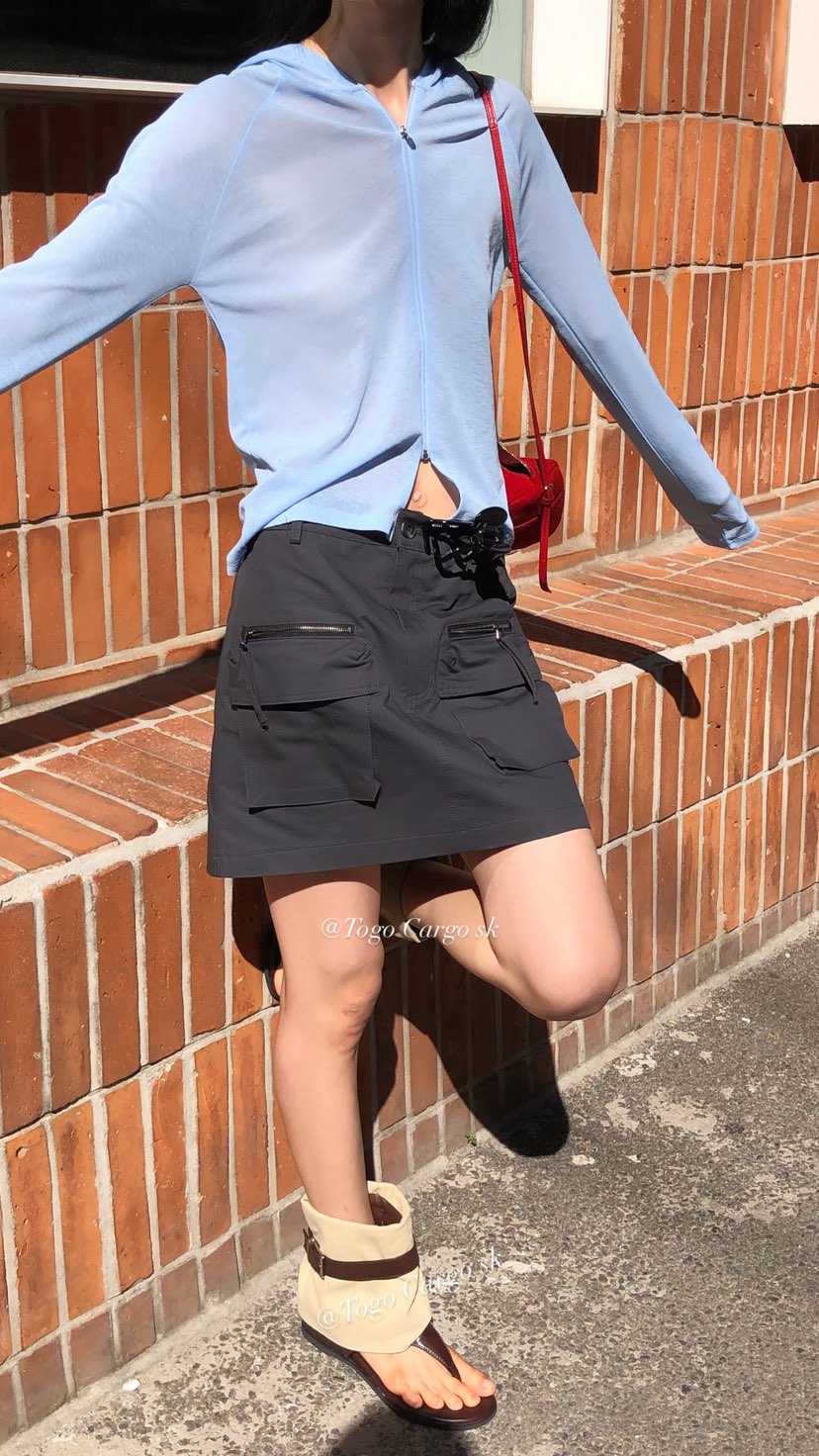 OVER RICH韓國代購女裝新品時尚26春夏熱賣人氣26夏季短裙OVER RICH短裙