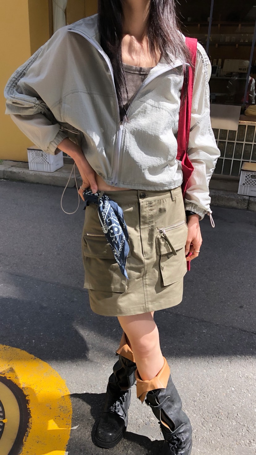 OVER RICH韓國代購女裝新品時尚26春夏熱賣人氣26夏季短裙OVER RICH短裙