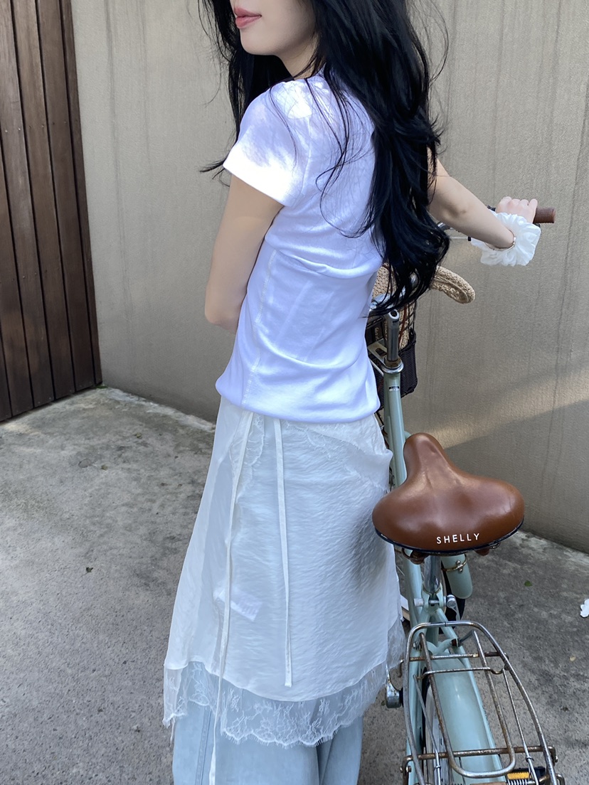 ERUME東大門實拍韓國女士新品休閑26春夏時尚半身裙中短裙ERUME半身裙/中短裙