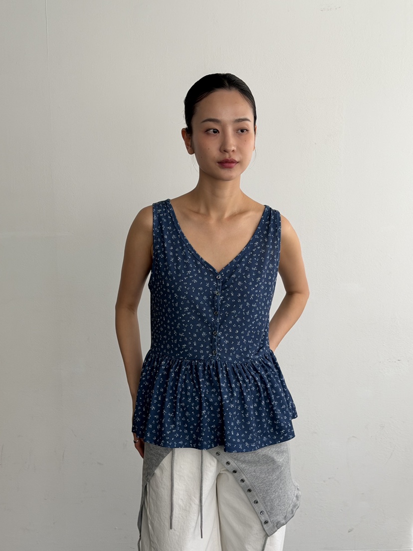 KARE/WEREPIECE韓國東大門代購女士新品時尚吊帶背心褶皺KARE/WEREPIECE吊帶/背心