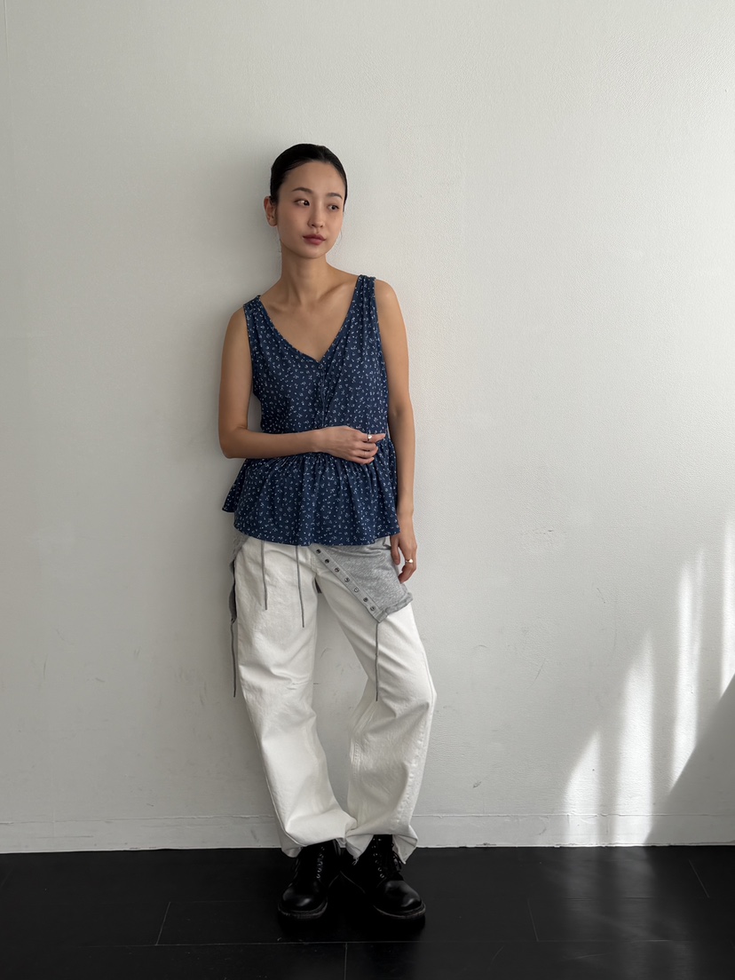 KARE/WEREPIECE韓國東大門代購女士新品時尚吊帶背心褶皺KARE/WEREPIECE吊帶/背心