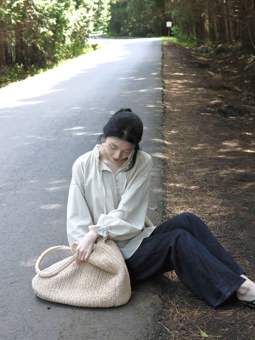 ERUME東大門實拍韓國女裝新款人氣26夏季推薦職業襯衫蕾絲衫ERUME襯衫/蕾絲衫