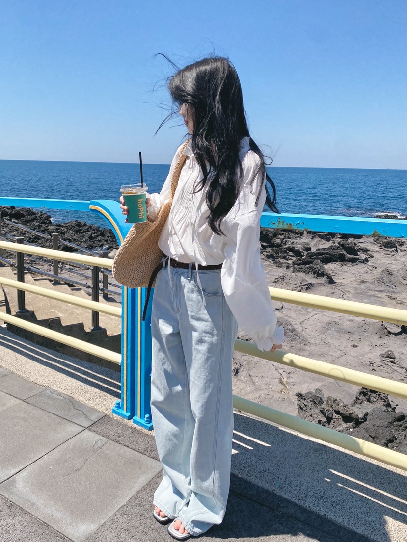 ERUME東大門實拍韓國女裝新款人氣26夏季推薦職業襯衫蕾絲衫ERUME襯衫/蕾絲衫