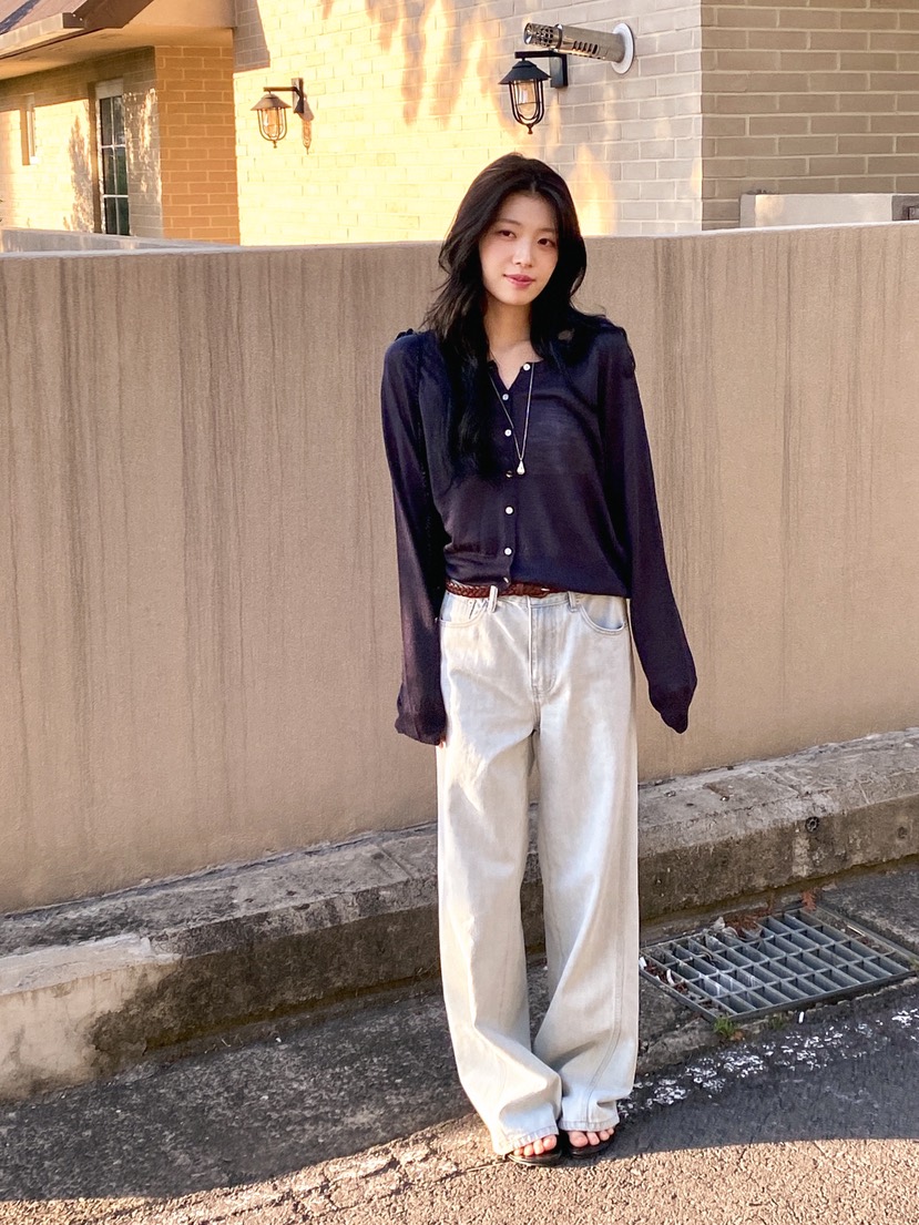 ERUME韓國直郵女裝新款人氣職業時尚26春夏推薦休閑牛仔褲ERUME牛仔褲