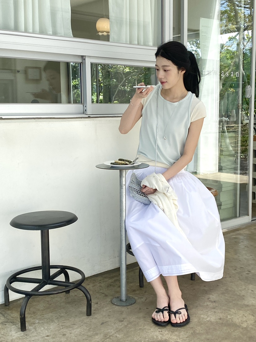 ERUME韓國直郵實拍女士新款人氣26春夏26夏季休閑推薦針織衫ERUME針織衫