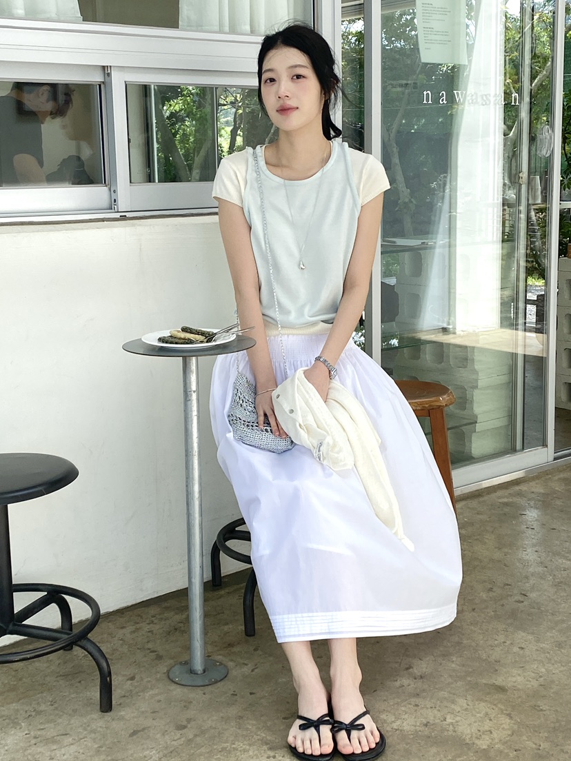 ERUME韓國東大門代購女裝新款休閑時尚推薦職業熱賣26春夏長裙ERUME長裙