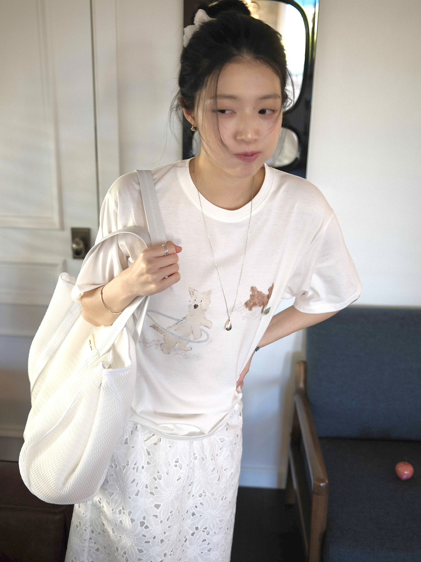 ERUME韓國東大門直郵女士新品職業休閑熱賣推薦26夏季T恤ERUMET恤