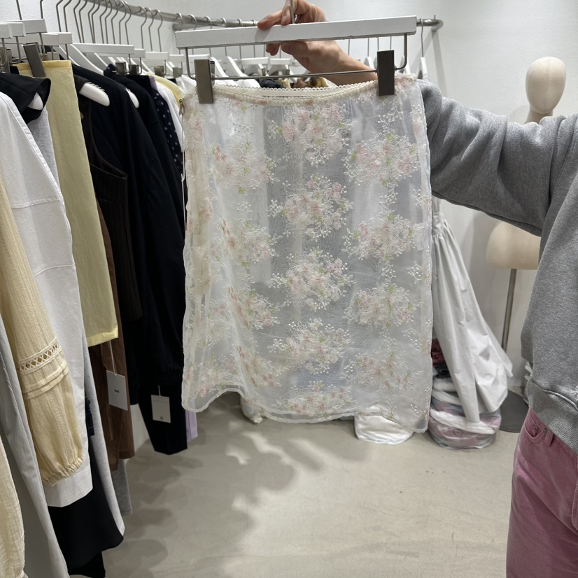INNI韓國直郵實拍女士新品人氣職業熱賣休閑半身裙中短裙inni半身裙/中短裙