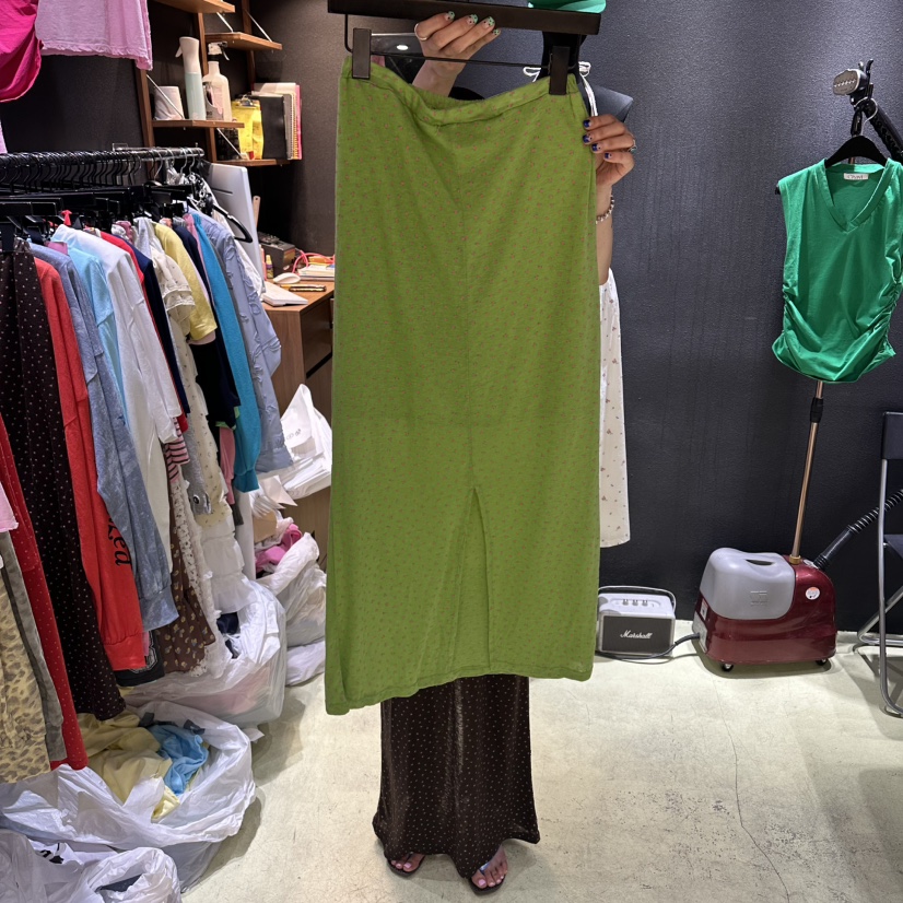 CHAVI東大門實拍韓國女裝新品時尚26春夏人氣職業長裙天絲CHAVI長裙