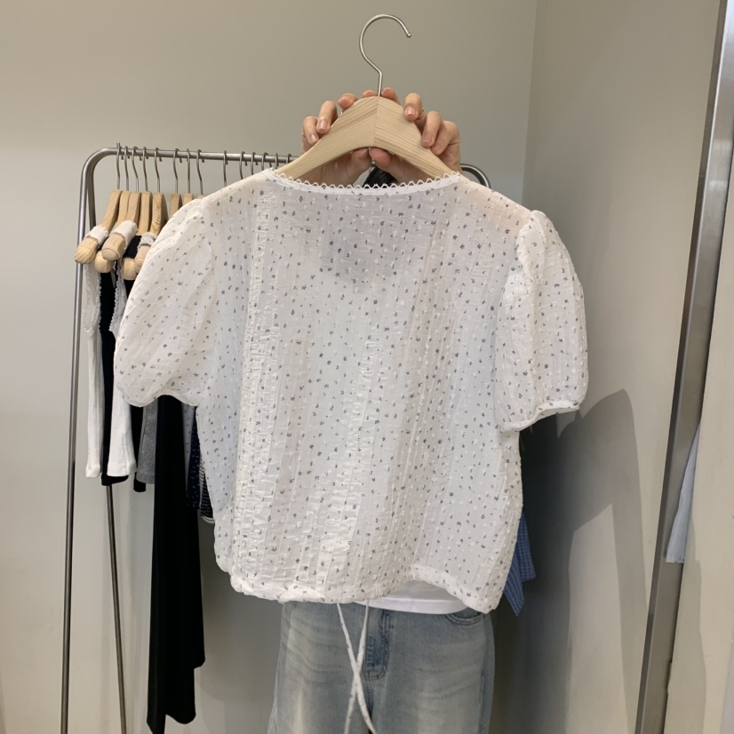 OUTRENE韓國直郵女士新品推薦26春夏時尚休閑熱賣襯衫蕾絲衫OUTRENE襯衫/蕾絲衫