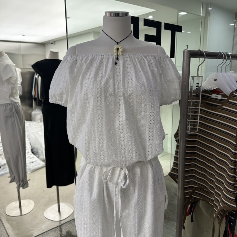 TED韓國代購女裝新品推薦26夏季26春夏人氣襯衫蕾絲衫可拆卸TED襯衫/蕾絲衫圖色1